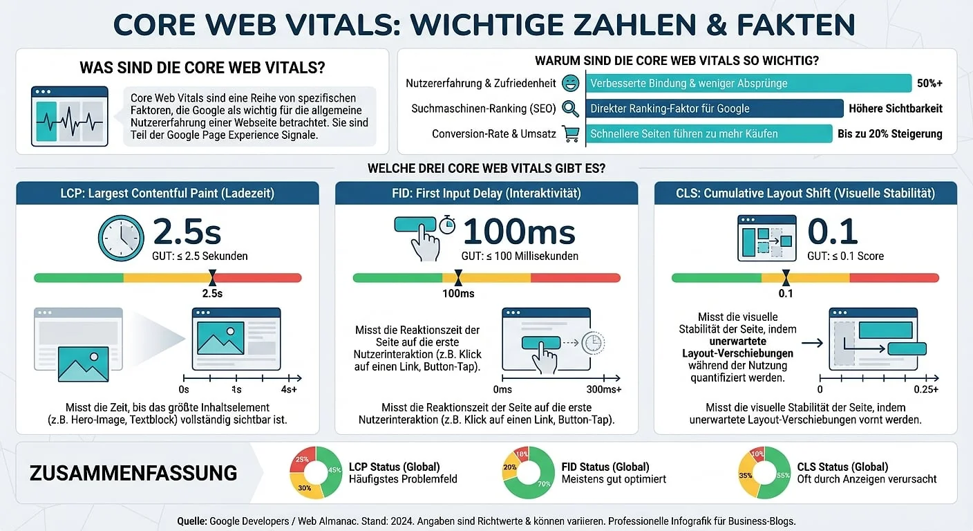 Infografik: Core Web Vitals