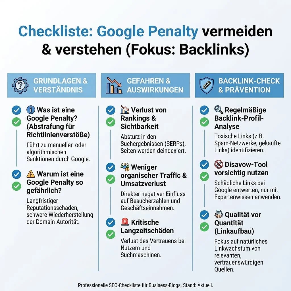 Infografik: Google Penalty