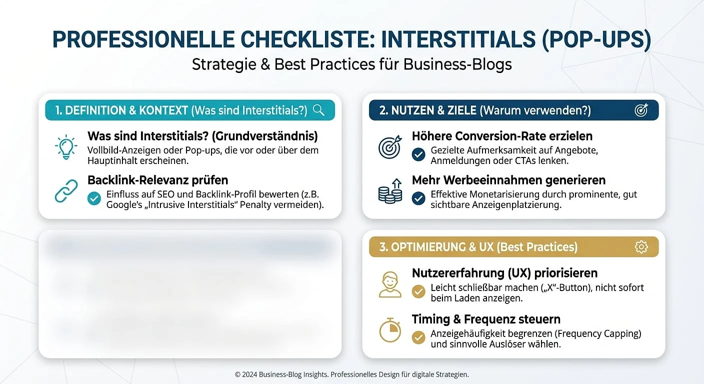 Infografik: Interstitials (Pop-ups)