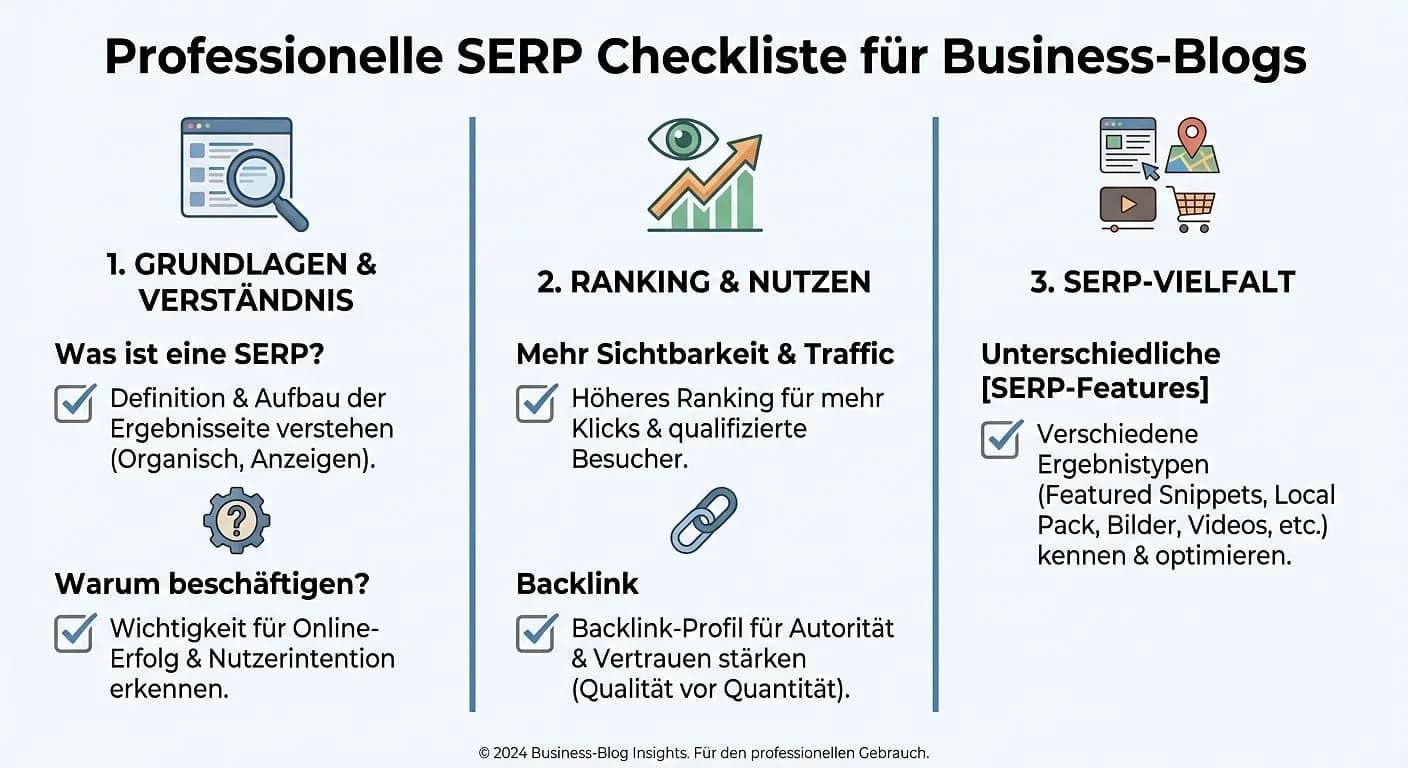 Infografik: SERP (Search Engine Results Page)