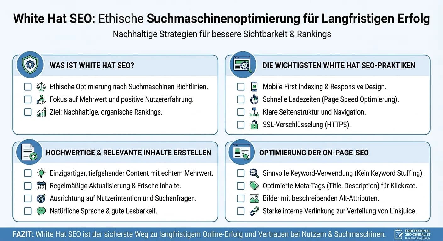 Infografik: White Hat SEO