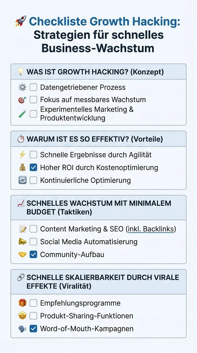 Infografik: Growth Hacking