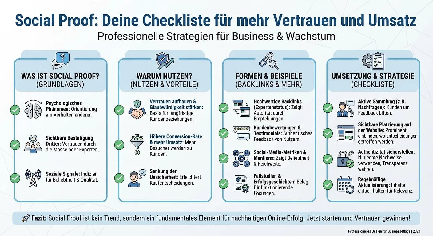 Infografik: Social Proof