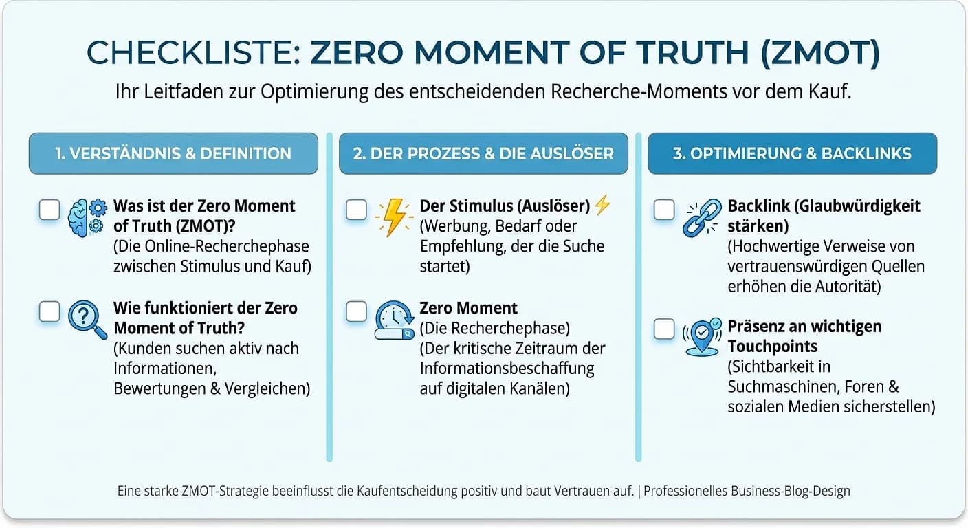 Infografik: Zero Moment of Truth (ZMOT)